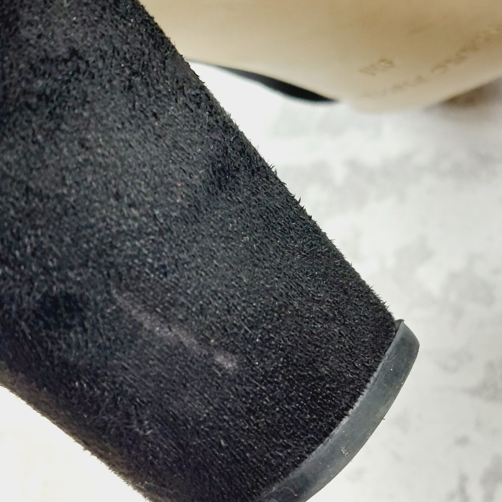 Marc Fisher Ion Black Suede Ankle Strap Pumps F578 - Picture 12 of 13